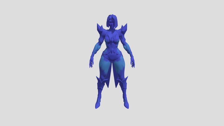 Emma Frost - Marvel rivals 3D Model
