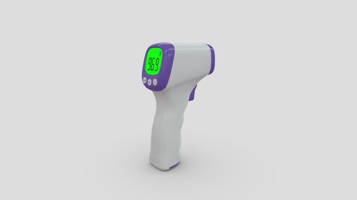 Laser Thermometer 3D Model