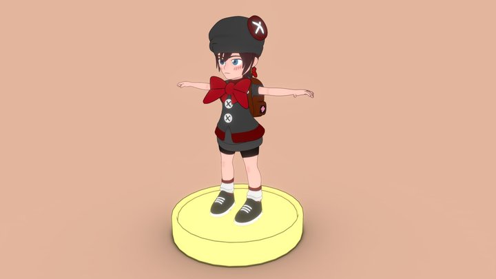 TuffGirl 3D Model