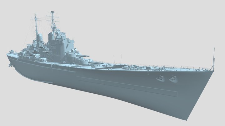 HMS Vanguard (23) 3D Model