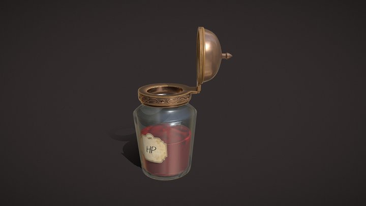 Magical bottle 3D Model