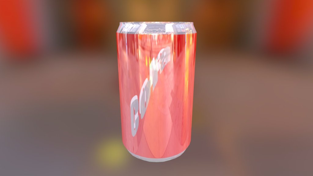 Soda Can- Red Cola
