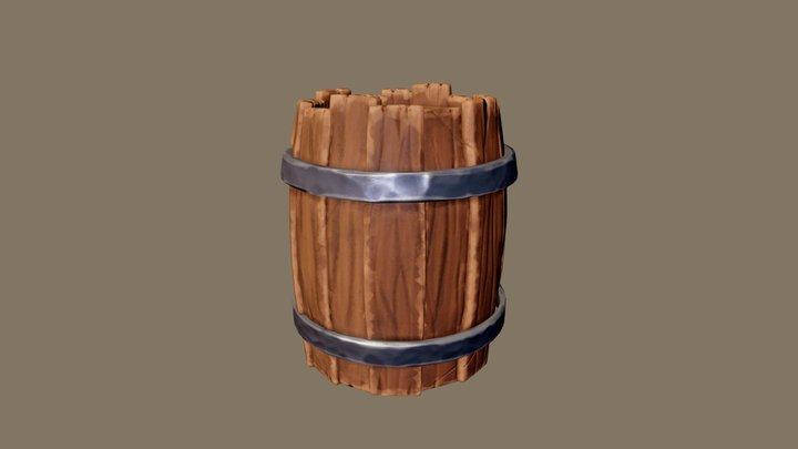 Barrel 3D Model