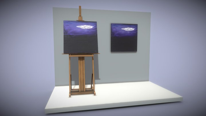 Cloud - Oil Painting 3D Model