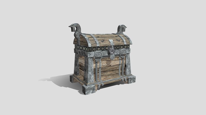 God of War 2018 Common Chest 3D Model
