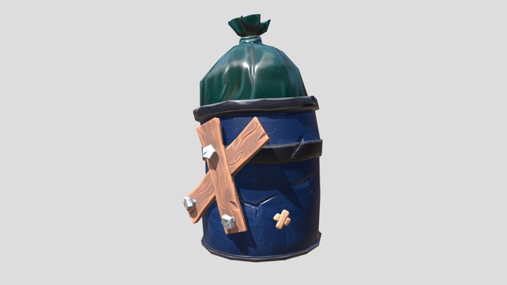 TrashCan 3D Model