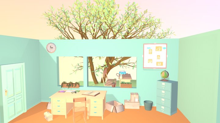 An Afternoon Reverie 3D Model
