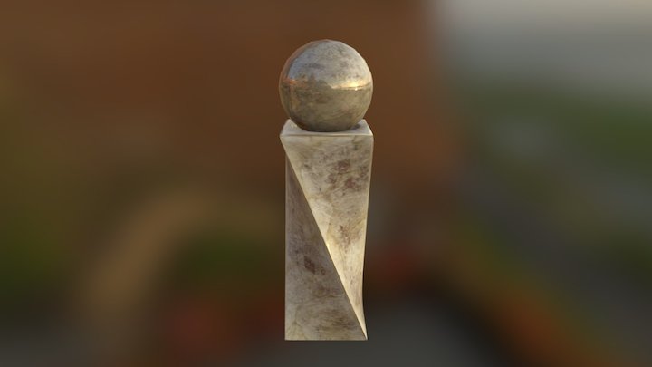 Sphere Fountain 3D Model