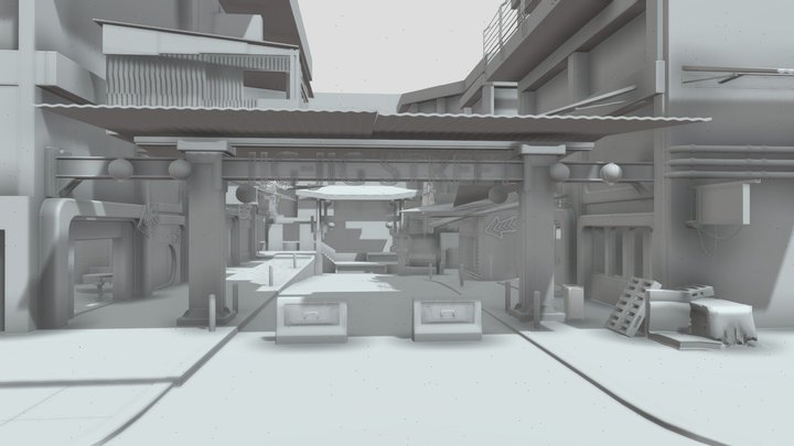 Cyberpunk 2077 Jig Jig Street 3D Model
