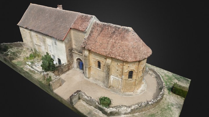 Eglise Notre-Dame à Vernais 3D Model