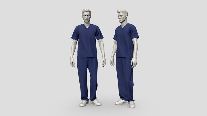 Vasa Doctor Scrubs 3D Model