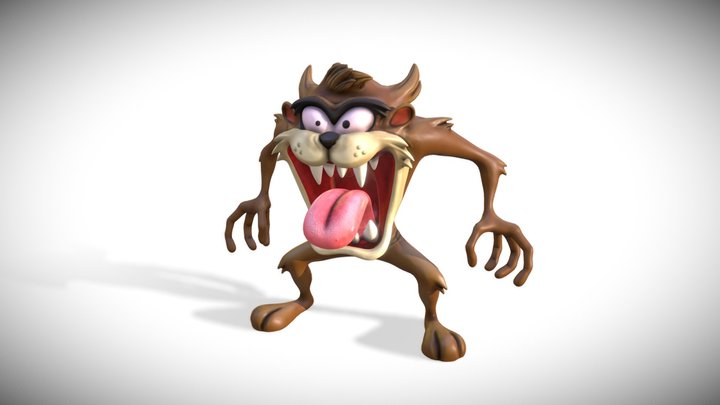 Demonio de Tasmania 3D Model