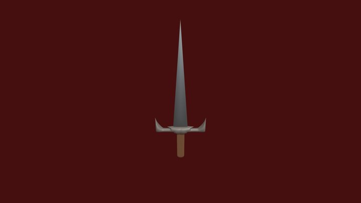 Speed Build of a Dagger 3D Model