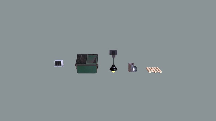 SHADE: Paragon City 3D Props/Assets (Textured) 3D Model