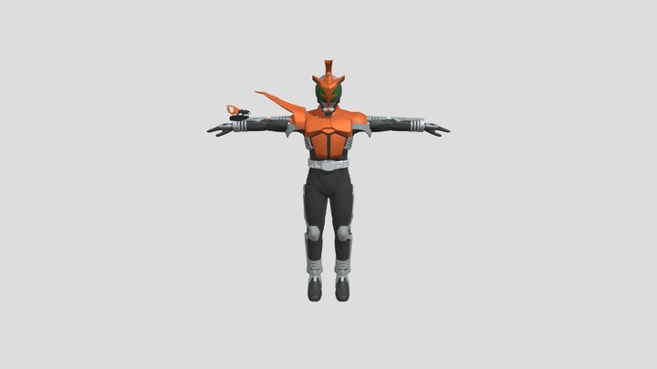 Kamen Rider Ketaros 3D Model