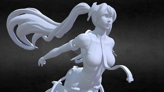 Hatsune Miku Append 3D Model