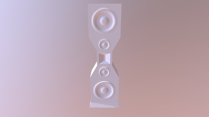 Speaker A 3D Model