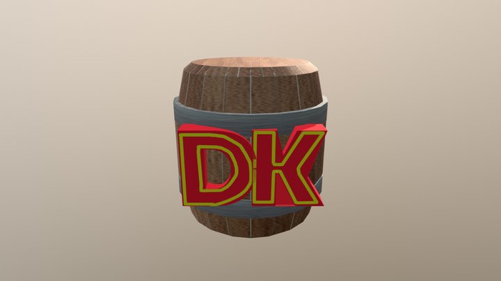 DK Barrel 3D Model