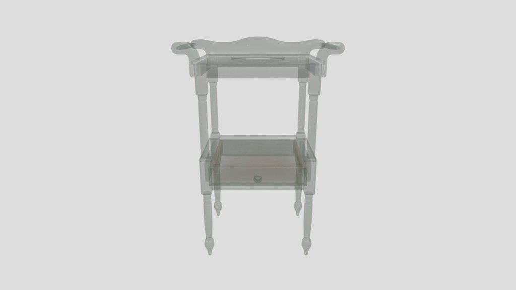 1800s Federal Style Washstand Painted