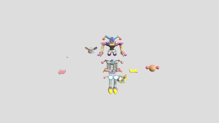 Clown Man 3D Model