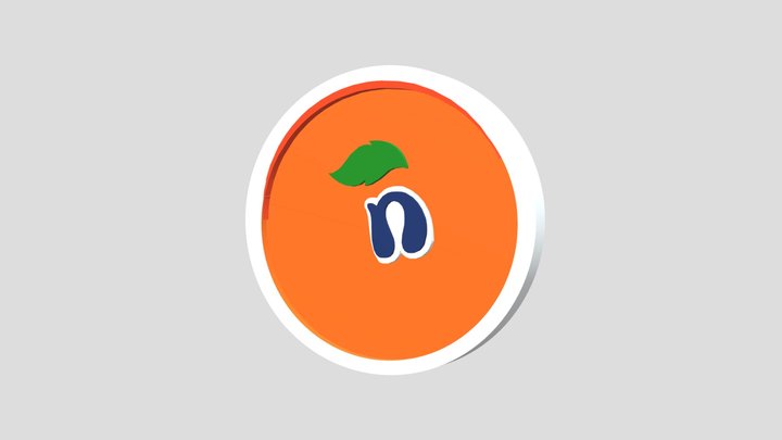 3d logo quiz Fanta logo asset 3D Model