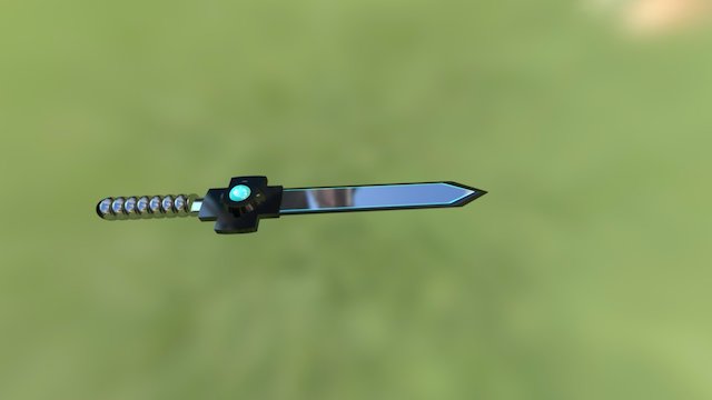 Sci-Fi Sword 3D Model