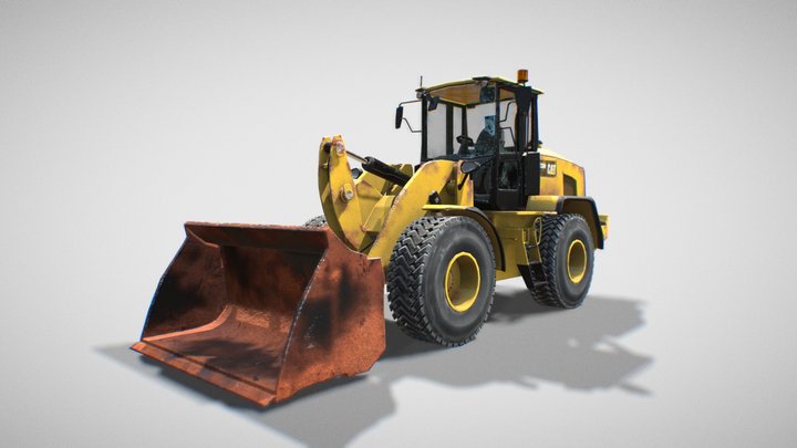 CAT 930M Front Loader 3D Model