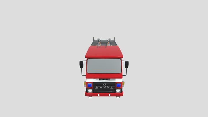 Renault Dodge Fire Engine – Free 3D Model STL