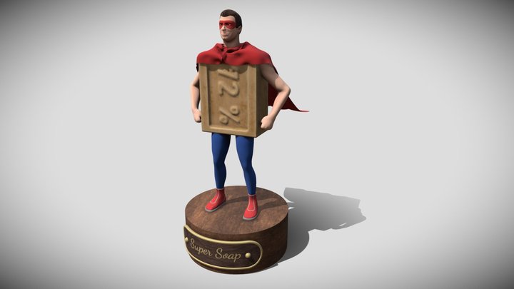 Super Soap 3D Model