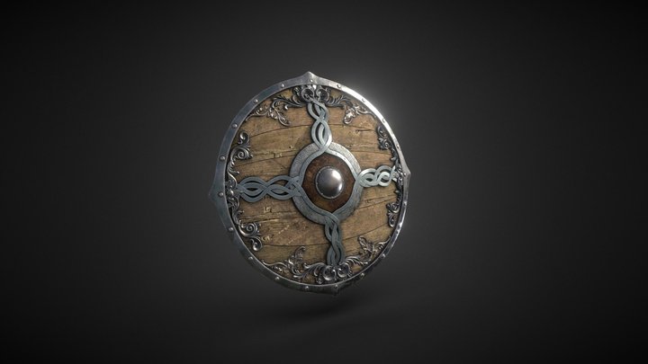 Norn’s Oath - Viking Shield 3D Model