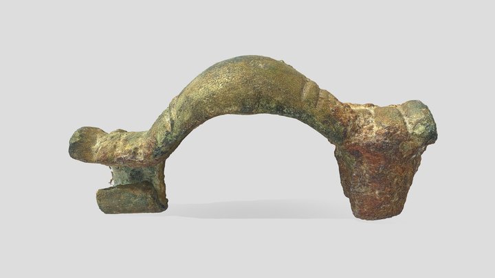 Equal armed brooch, Gelijkarmige beugelfibula – Modelo 3D gratuito STL
