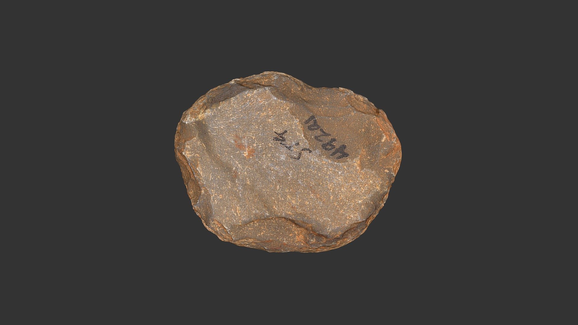 Hammerstone (492a15) Download Free 3D model by RLA Archaeology (rlaarchaeology) [d52d105