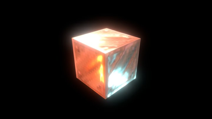 minecraft copper block 3D Model