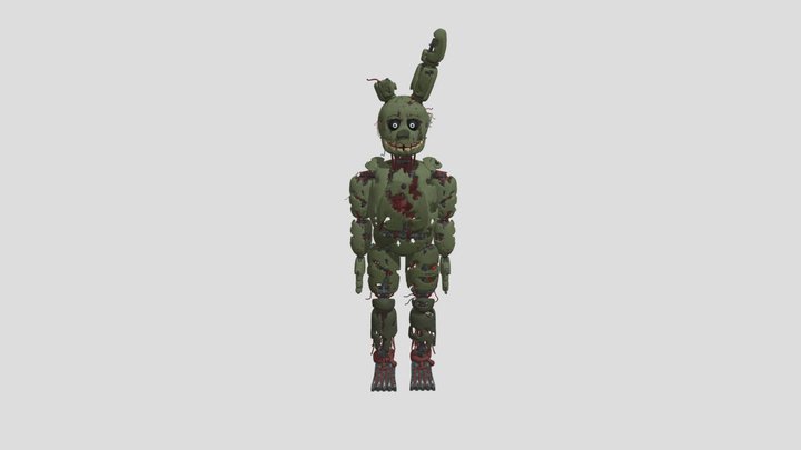 Springtrap for mixamo 3D Model