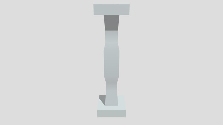 Stlp Low poly 3D Model
