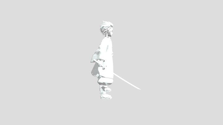 demon slayer tanjiro 3d modle 3D Model