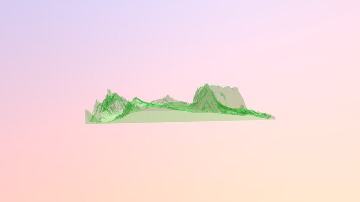 Green Hill 3D Model