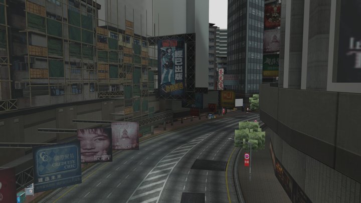 burnout revenge - central route short – Kostenloses 3D-Modell STL