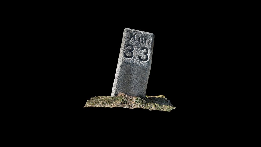 Milestone Klausenpass Km 33 von Altdorf