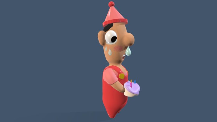 Fire Hydrant Bday Boy 3D Model
