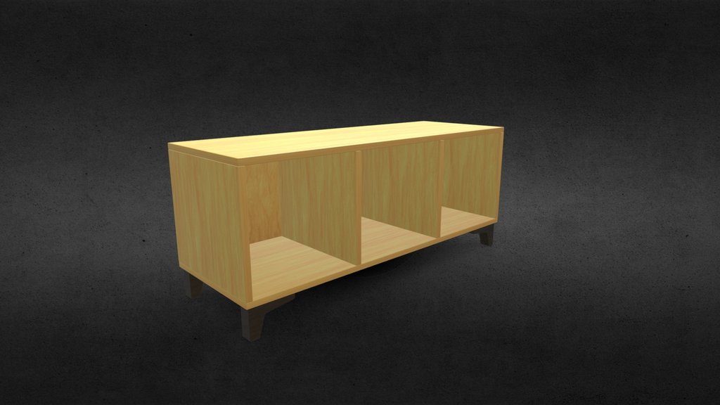 Elegant Minimalist Vinyl Console