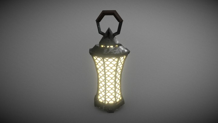 Medival Lantern 3D Model