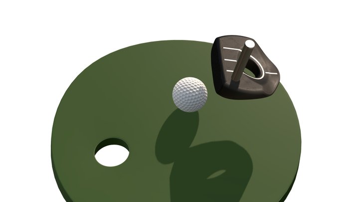 Putter 3D Model