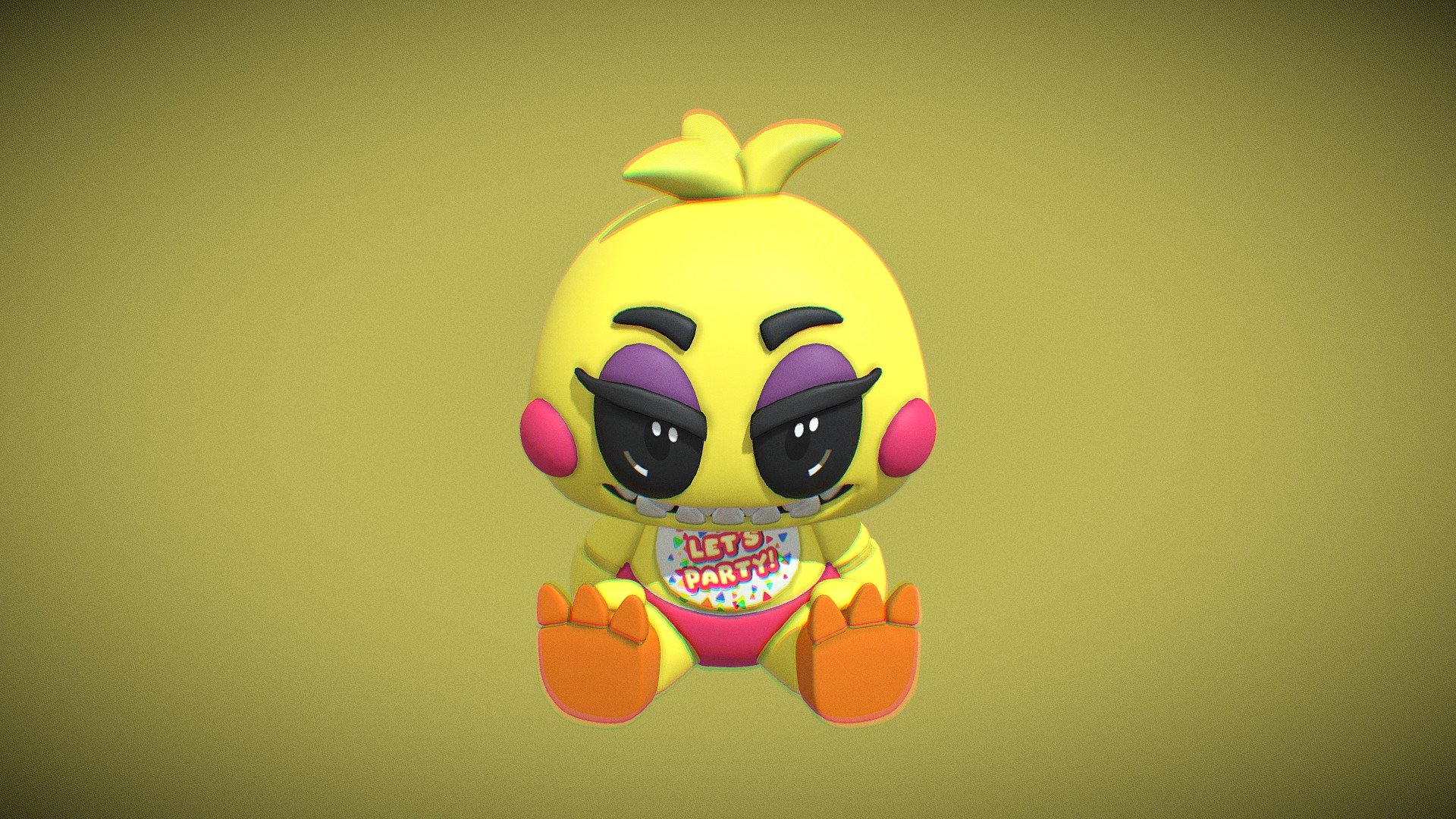 Toy Chica No Beak - Download Free 3D model by royalroyaltymodel112 ...