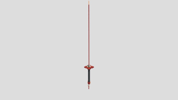 Fire Sword 3D Model