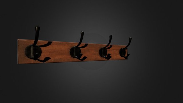 Coat Rack 3D Model