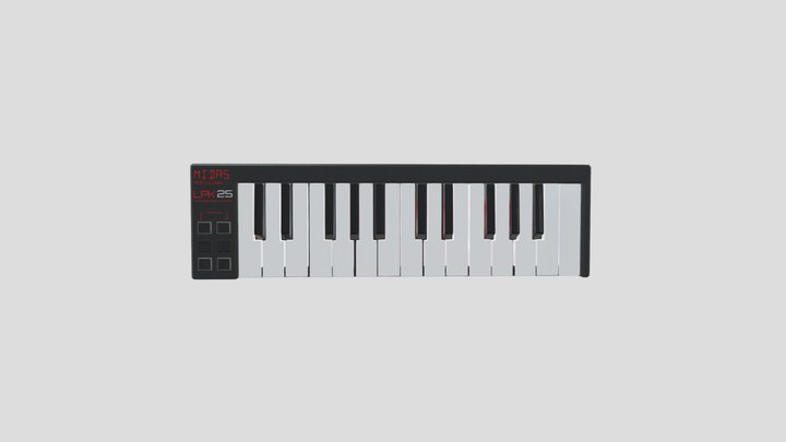 Electric Piano - LPK25 3D Model