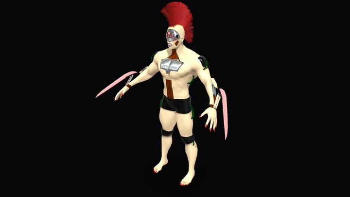 Cyberpunk Maelstorm Brute 3D Model