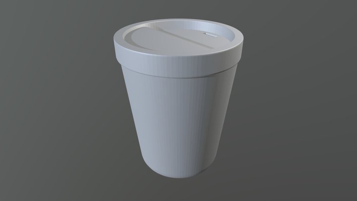 Travel Coffee Cup 3D Model