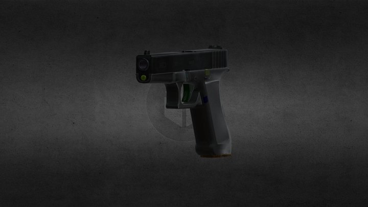 9mmPistol 3D Model